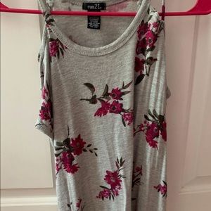 Rue 21 cross tie shoulder tee.